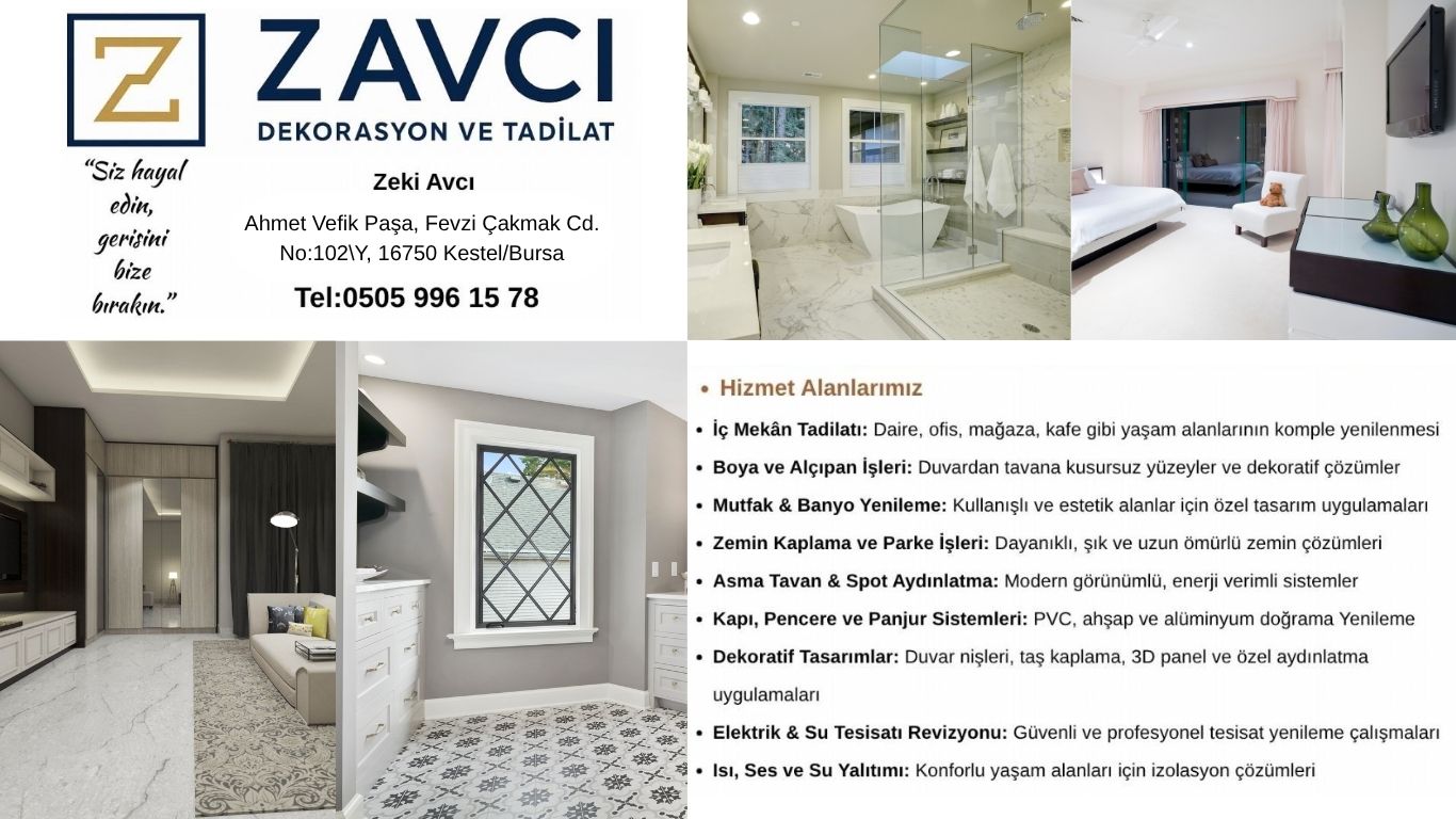 Kestel Dekorasyon Firmaları